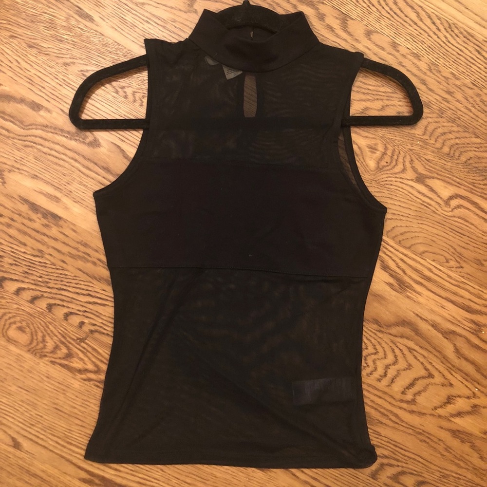 Silence + Noise sheer top
